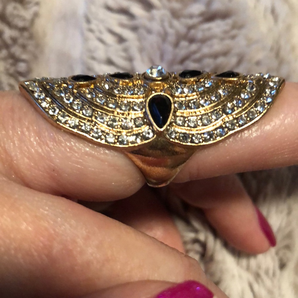 🟥MACY’S🟥 GOLD COSTUME COCKTAIL RING - Picture 4 of 5
